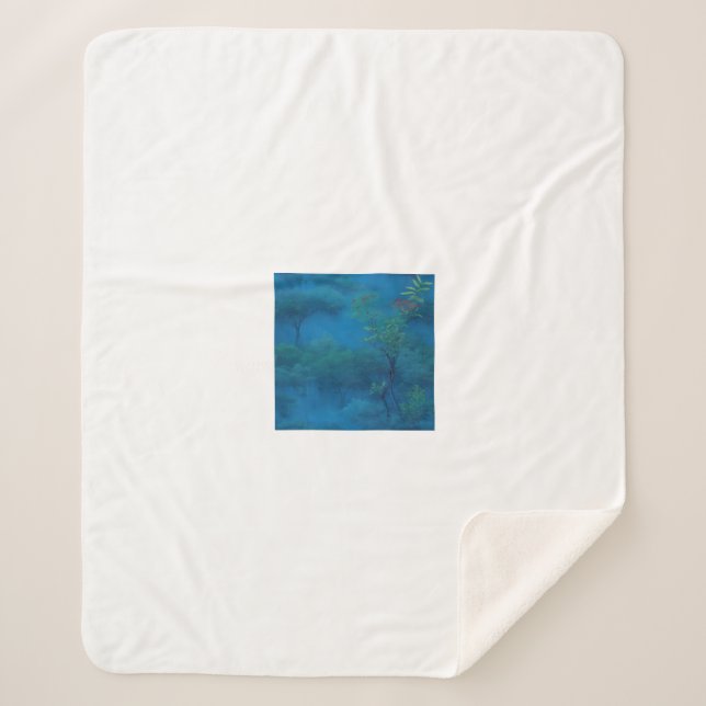 Manta Sherpa Lago eterno en el bosque de Cedar (Anverso)