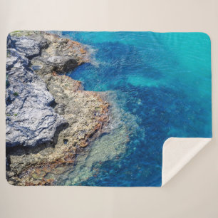 Manta Sherpa Las aguas de Bermudas inspiraron a Shepa Blanket