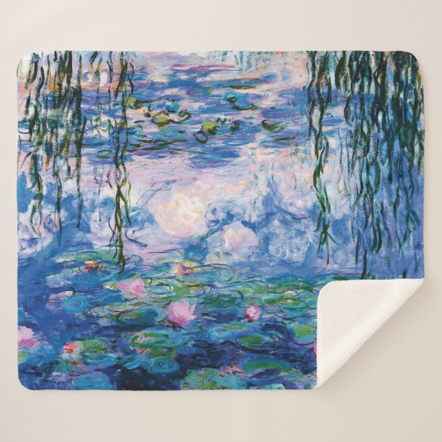 Manta Sherpa Las lacrimógenas de agua de Monet (Anverso (horizontal))