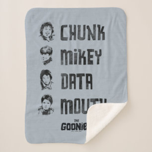 Manta Sherpa Las tonterías   Chunk, Mikey, Data, Mouth