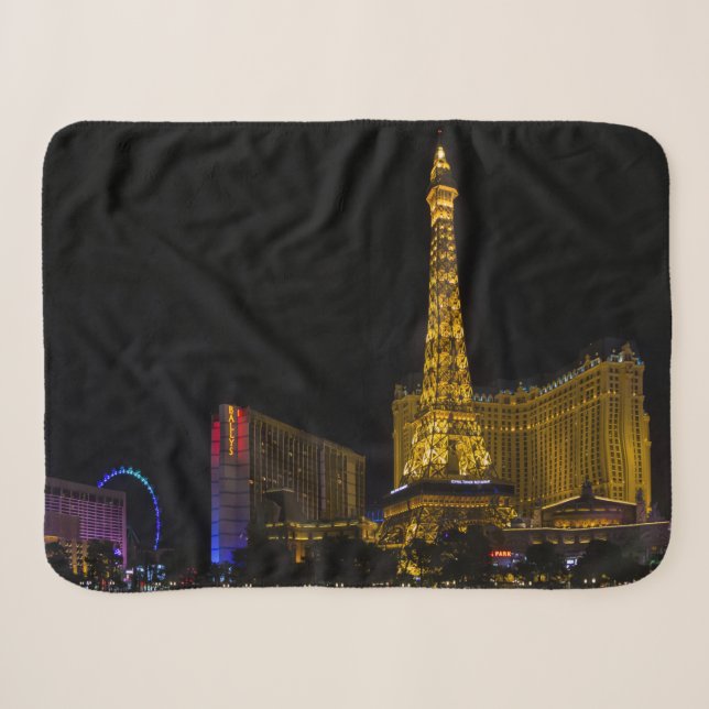 Manta Sherpa Las Vegas de noche (Anverso (horizontal))