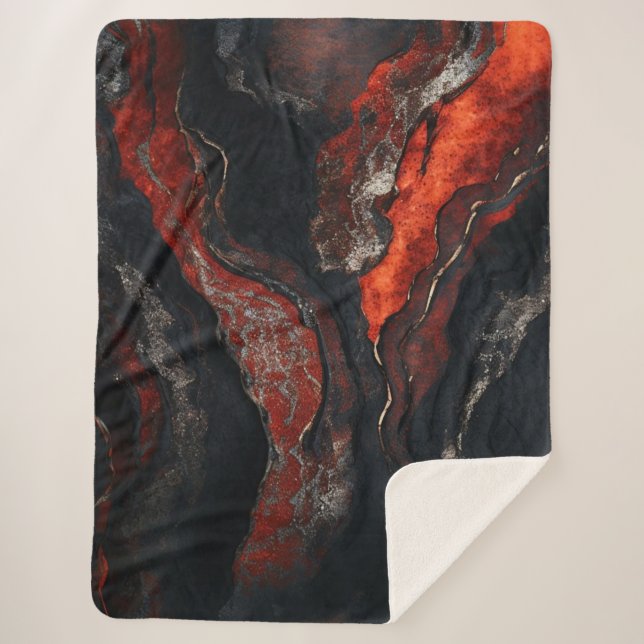 Manta Sherpa Lava Lace (Anverso)