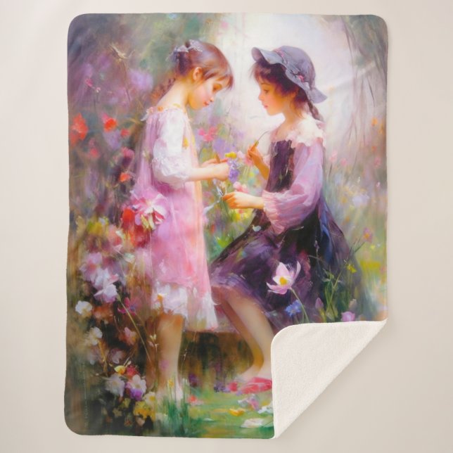 Manta Sherpa Lavanda (Anverso)