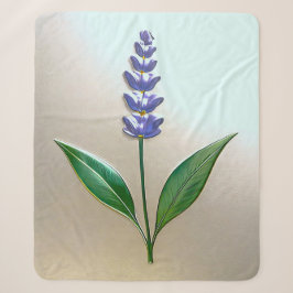 Manta Sherpa Lavendel Blume in glänzender Eleganz