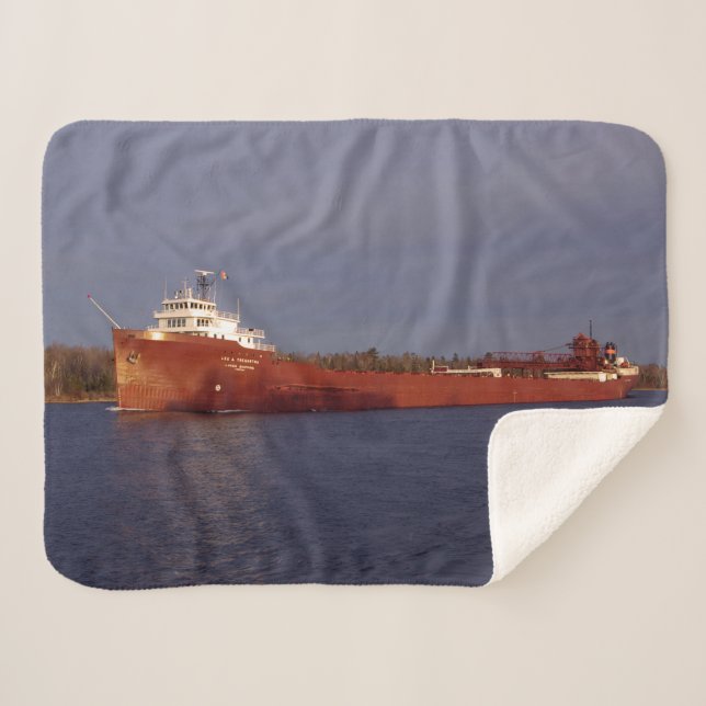 Manta Sherpa Lee A. Tregurtha sherpa blanket (Anverso (horizontal))