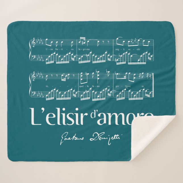 Manta Sherpa L'elisir d'amore 2 (Anverso (horizontal))