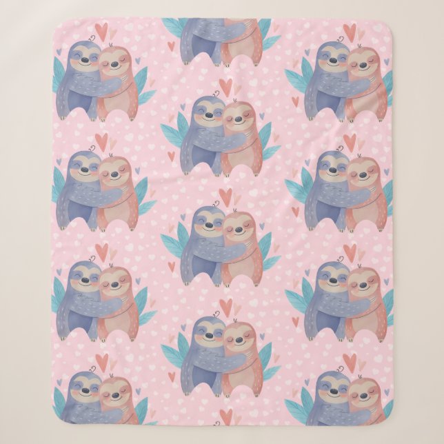 Manta Sherpa Lemas Cutas Enamoradas (Anverso)