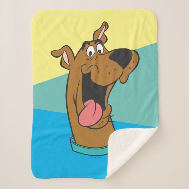 Manta Sherpa Lengua Scooby-Doo fuera (Anverso)