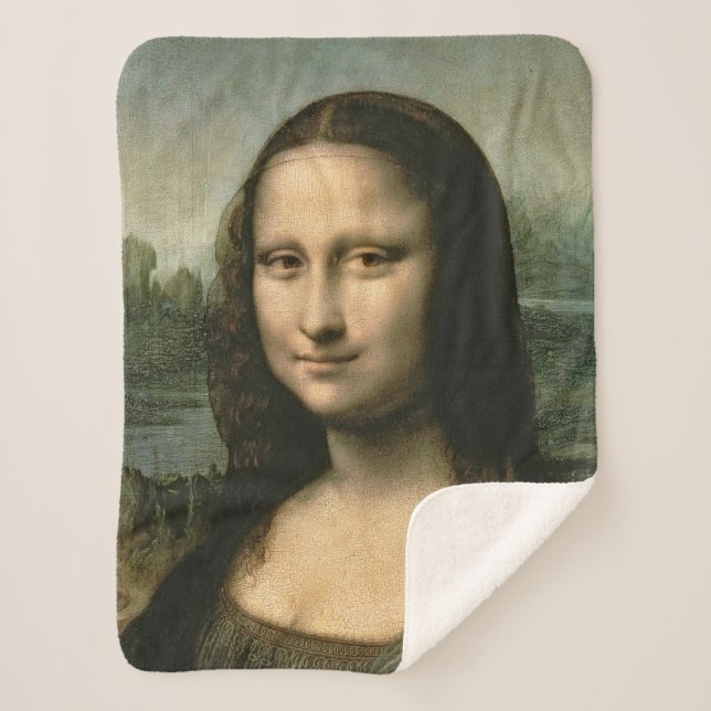 Manta Sherpa Leonardo da Vinci | Mona Lisa, c.1503-6 (Anverso)