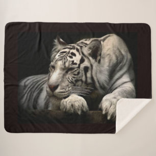 Manta Sherpa Leopardo de la nieve