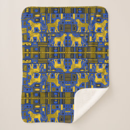 Manta Sherpa Leopardos africanos contemporáneos