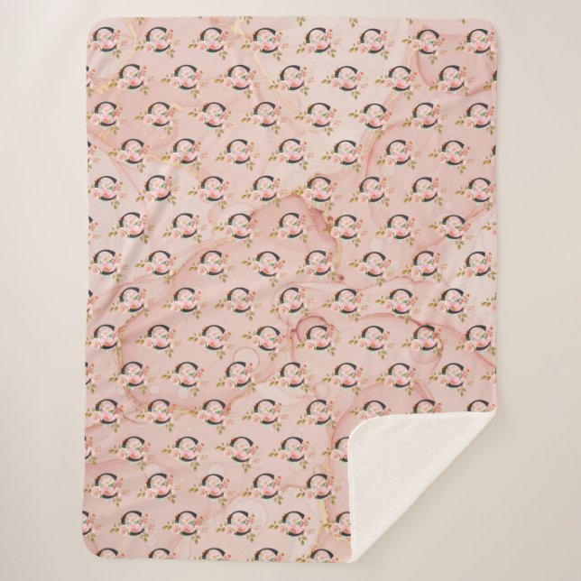 Manta Sherpa Letra C (Anverso)