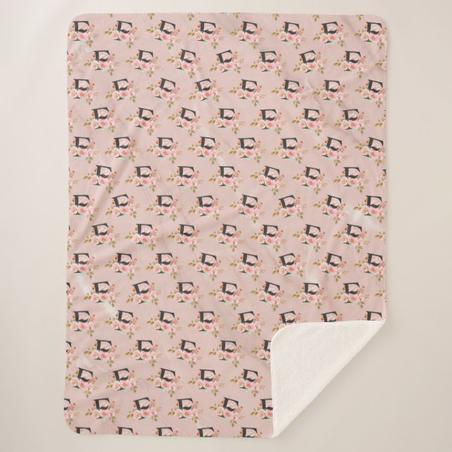 Manta Sherpa Letra F (Anverso)