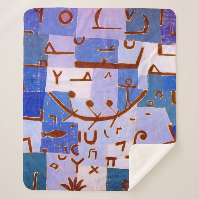 Manta Sherpa Leyenda del Nilo | Paul Klee | (Anverso)