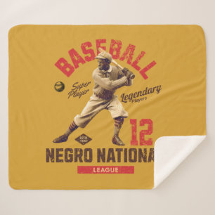 Manta Sherpa Leyendas de béisbol Liga Nacional Negro, EST 1920