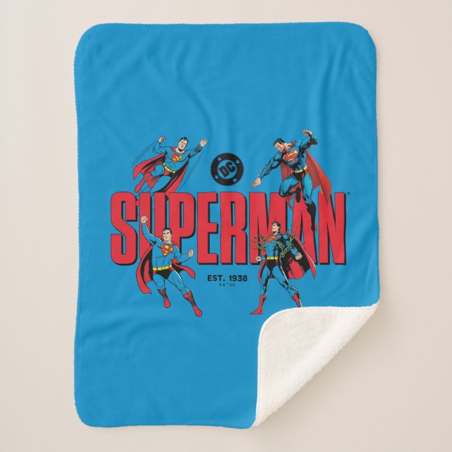 Manta Sherpa Leyes de Superman para Siempre Gráfico (Anverso)