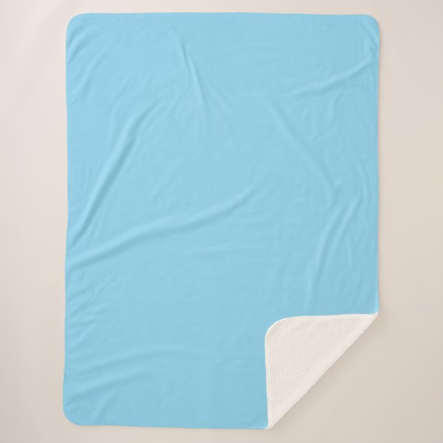 Manta Sherpa Light Blue Fabric Mat (Anverso)