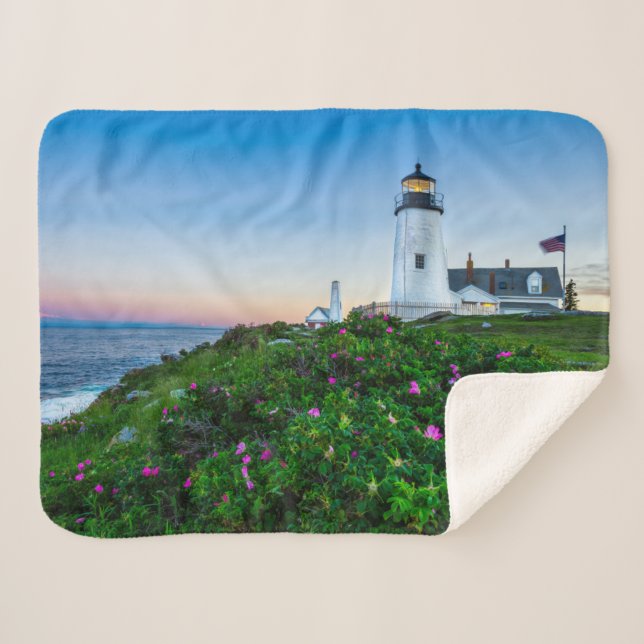 Manta Sherpa Lighthouses | Point Lighthouse Bristol  Maine (Anverso (horizontal))