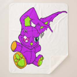 Manta Sherpa Lil Bunny Voodoo Sherpa Blanket