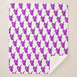 Manta Sherpa Lil Bunny Voodoo Sherpa Blanket