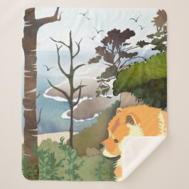 Manta Sherpa LIL WEATHER Chow -Sherpa Blanket en 3 tamaños