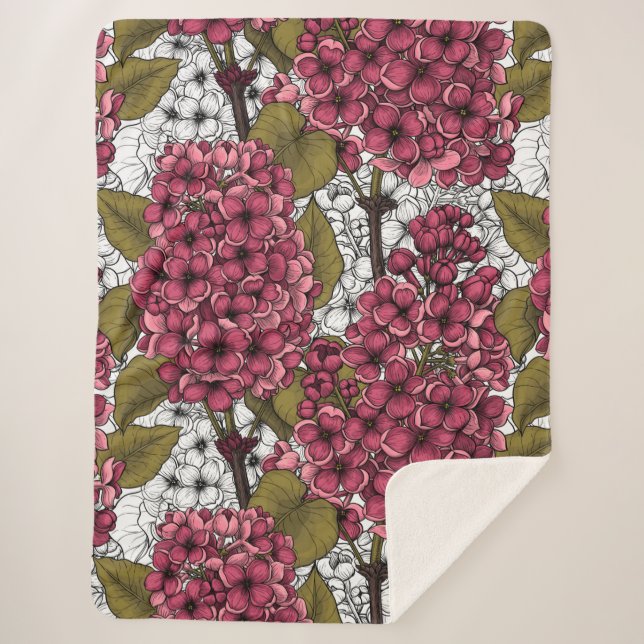 Manta Sherpa Lilac (Anverso)