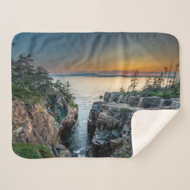 Manta Sherpa Línea costera | Parque nacional Acadia, Maine (Anverso (horizontal))