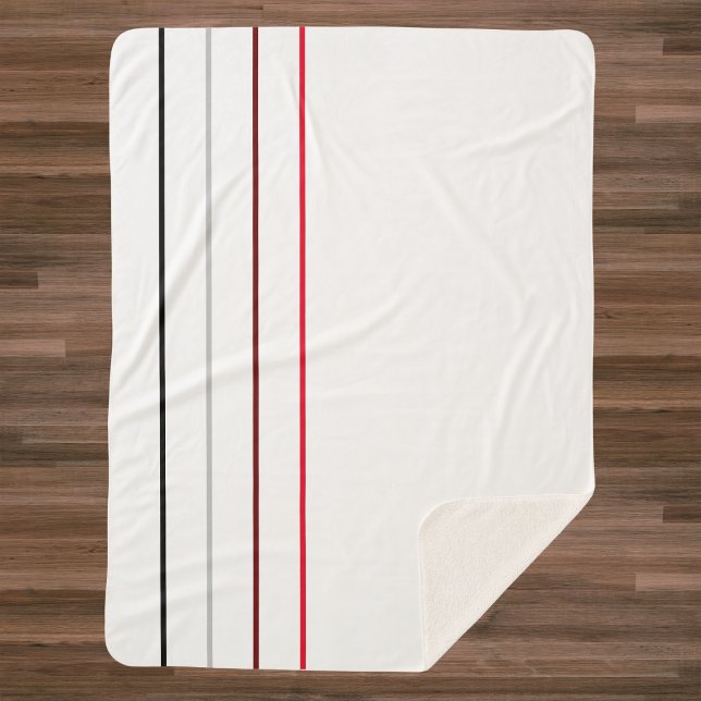 Manta Sherpa Líneas Minimalistas modernas (Subido por el creador)