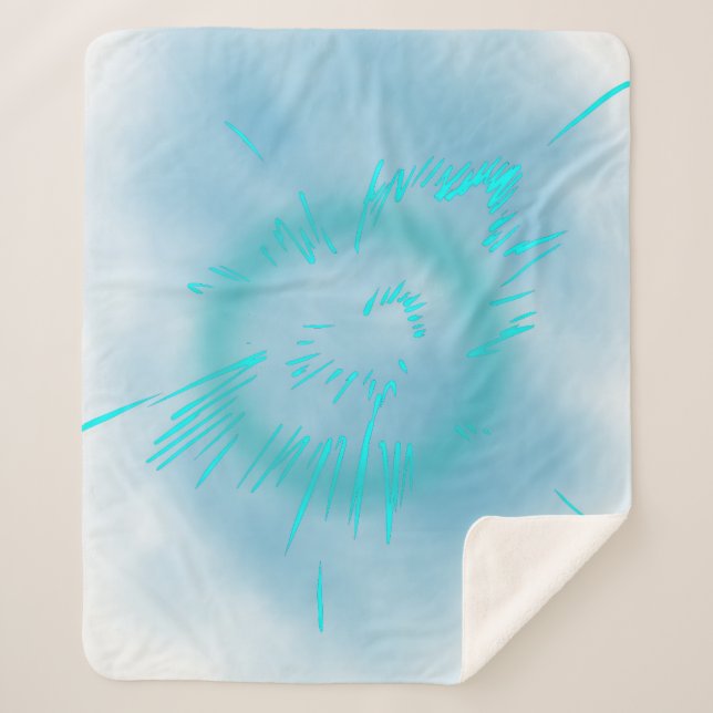 Manta Sherpa Linee morbide e armoniose (Anverso)