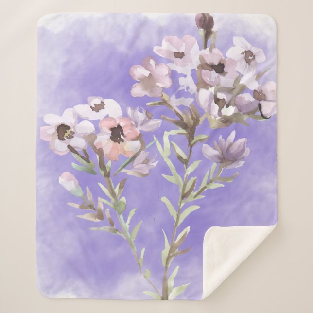 Manta Sherpa Linee morbide e armoniose (Anverso)