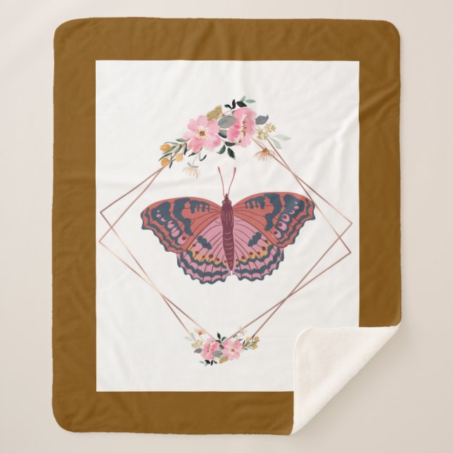 Manta Sherpa Linee morbide e armoniose (Anverso)