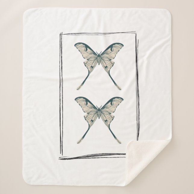 Manta Sherpa Linee morbide e armoniose (Anverso)