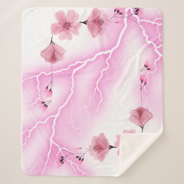 Manta Sherpa Linee morbide e armoniose (Anverso)