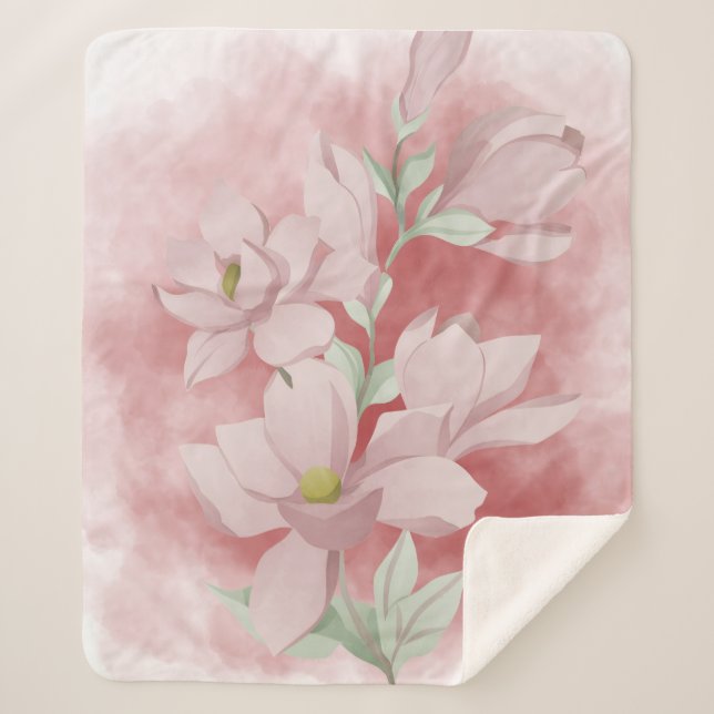 Manta Sherpa Linee morbide e armoniose (Anverso)