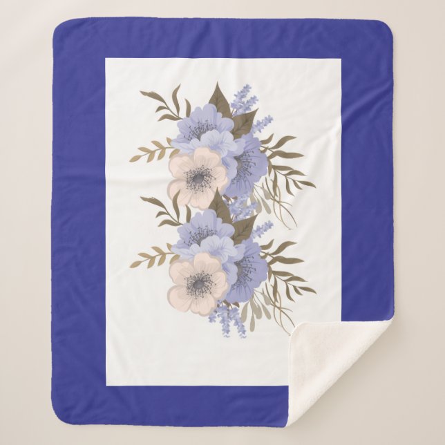 Manta Sherpa Linee morbide e armoniose (Anverso)