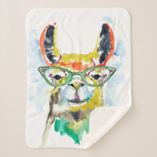 Manta Sherpa Llama de los Sabelotodo-Pantalones