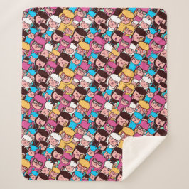 Manta Sherpa Llamas Sherpa Blanket