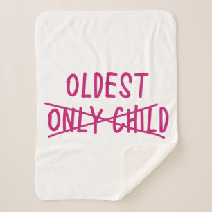 Manta Sherpa Lo más viejo con sólo un niño cruzado