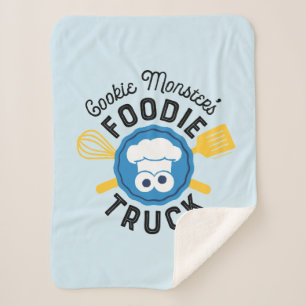 Manta Sherpa Logo de Cookie Monster's Foodie Truck