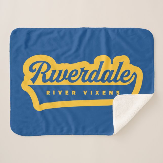 Manta Sherpa Logo de Riverdale River Vixens (Anverso (horizontal))