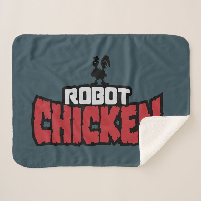 Manta Sherpa Logo de Robot Chicken (Anverso (horizontal))