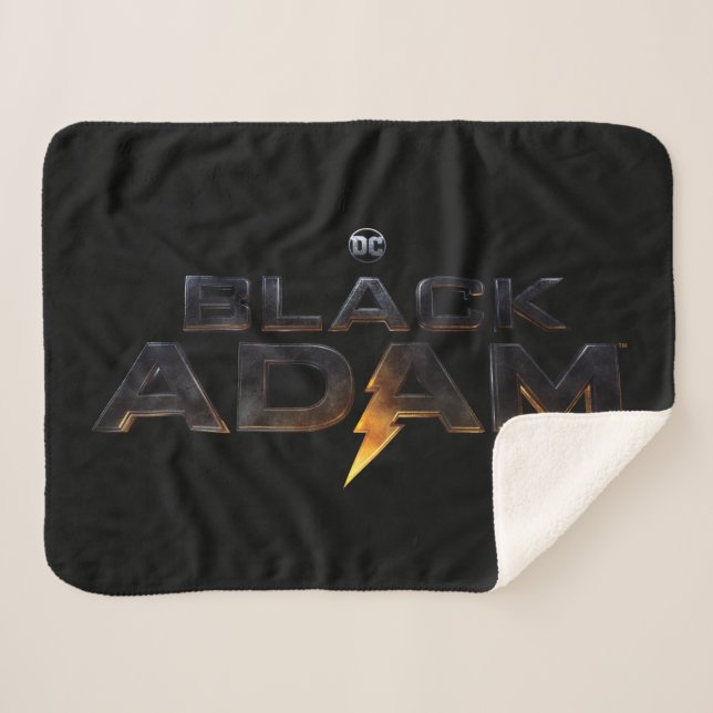 Manta Sherpa Logo del Black Adam (Anverso (horizontal))