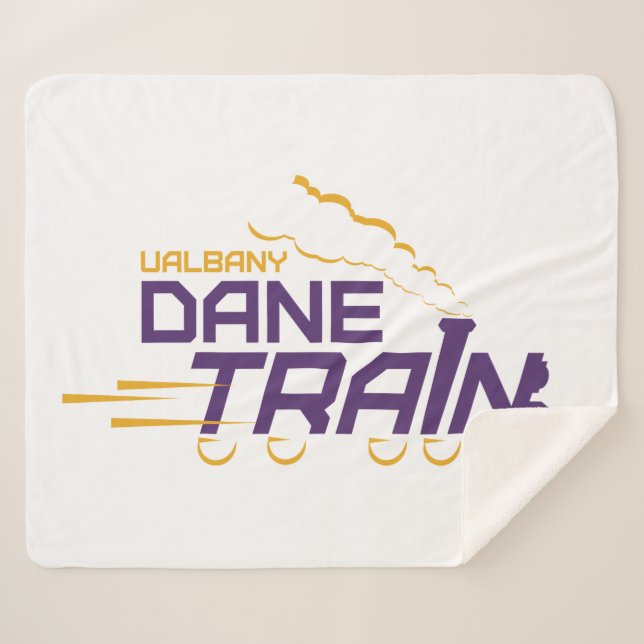 Manta Sherpa Logo del Tren de Dane de la UAlbany (Anverso (horizontal))