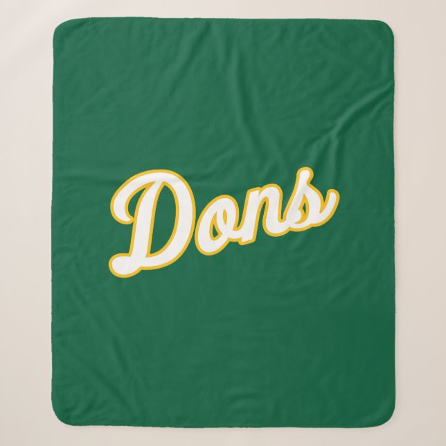Manta Sherpa Logotipo de Dons Script (Anverso)