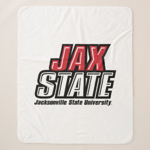 Manta Sherpa Logotipo de Jacksonville State University JAX STAT