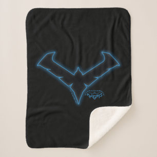 Manta Sherpa Logotipo Noche Gotham Knights