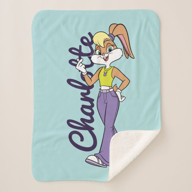 Manta Sherpa Lola Finger Heart (Anverso)