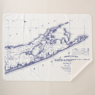 Manta Sherpa Long Island El Mapa De Hamptons