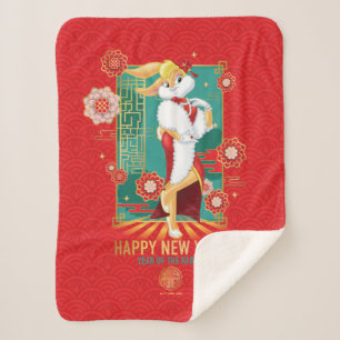 Manta Sherpa LOONEY TUNES™   Año Lola del Conejo