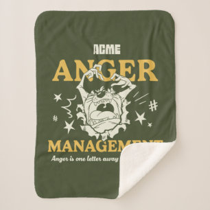 Manta Sherpa LOONEY TUNES™  TAZ™ ACME Anger Management